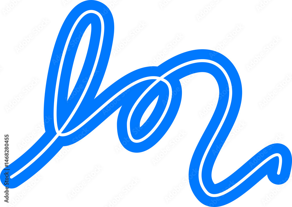 Obraz premium Fun colorful line doodle for children or party celebration design with basic shape