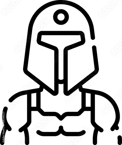 villain illustration on a white background     