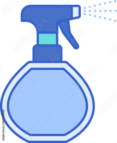 water spray (2) illustration on a white background     