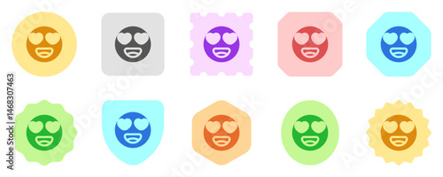 Editable in love, heart eye face vector icon. Part of a big icon set family. Perfect for web and app interfaces, presentations, infographics, etc