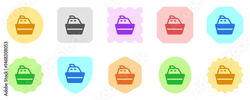 Editable cruise ship vector icon. Vehicles, transportation, travel. Part of a big icon set family. Perfect for web and app interfaces, presentations, infographics, etc