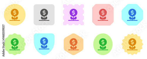 Editable interest vector icon. Part of a big icon set family.  Finance, business, investment, accounting. Perfect for web and app interfaces, presentations, infographics, etc