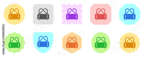 Editable duffel bag, gym bag vector icon. Part of a big icon set family. Perfect for web and app interfaces, presentations, infographics, etc