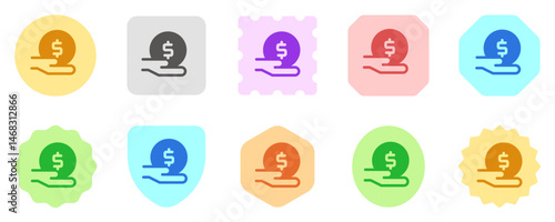 Editable donation hand gesture vector icon. Part of a big icon set family. Perfect for web and app interfaces, presentations, infographics, etc