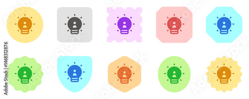 Editable lightbulb, innovation vector icon. Part of a big icon set family. Perfect for web and app interfaces, presentations, infographics, etc