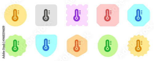 Editable thermometer vector icon. Part of a big icon set family. Perfect for web and app interfaces, presentations, infographics, etc