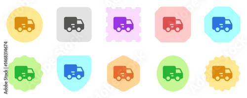 Editable delivery truck vector icon. Part of a big icon set family. Perfect for web and app interfaces, presentations, infographics, etc
