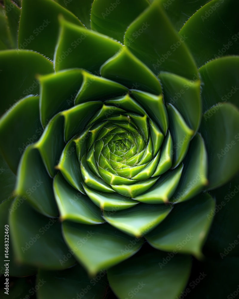 succulent plants arranged in a perfect Fibonacci spiral, macro view, symmetry in nature succulent plants arranged in a perfect Fibonacci spiral, macro view, symmetry in nature