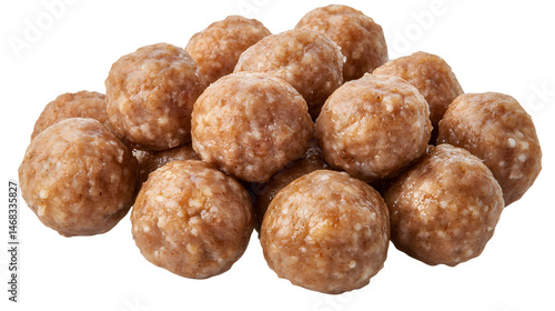 Obraz na płótnie steamed meatball, dim sum food cutout png isolated on white or transparent background
w salonie