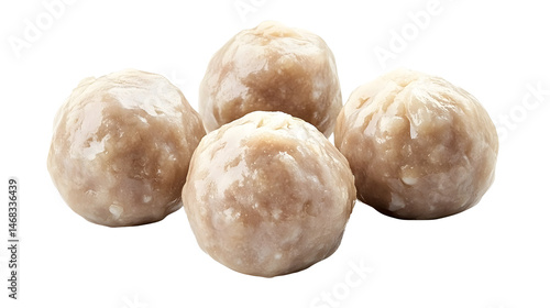 Obraz na płótnie steamed meatball, dim sum food cutout png isolated on white or transparent background
w salonie