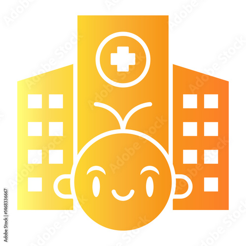 hospital Gradient icon