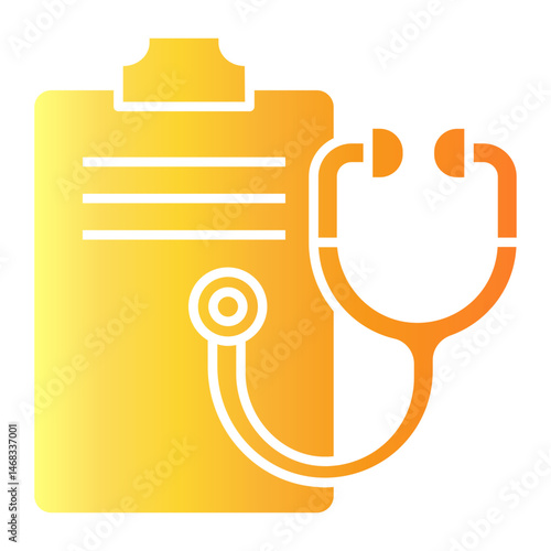 check up Gradient icon