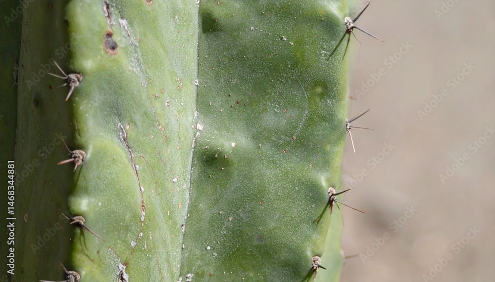 Cactus Surface with Spiny Textures and Fine Details Cactus Surface with Spiny Textures and Fine Details