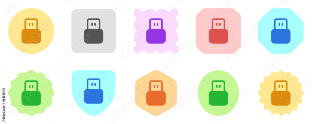 Editable vector usb plug icon. Part of a big icon set family. Perfect for web and app interfaces, presentations, infographics, etc Editable vector usb plug icon. Part of a big icon set family. Perfect for web and app interfaces, presentations, infographics, etc