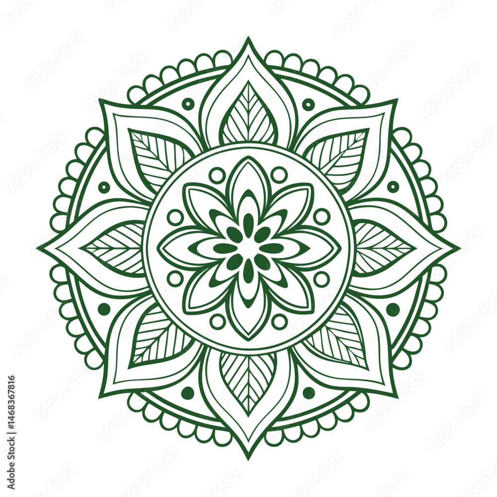 mandala round ornament mandala round ornament