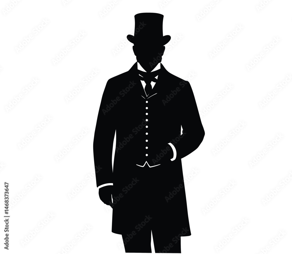 Victorian silhouette. This image shows a black silhouette of a kneeling man with hands clasped in prayer, representing devotion and spirituality. Vector clipart illustration design. Victorian silhouette. This image shows a black silhouette of a kneeling man with hands clasped in prayer, representing devotion and spirituality. Vector clipart illustration design.