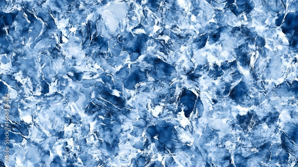 Abstract pattern of textured blue shapes. Abstract pattern of textured blue shapes.