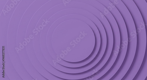 Clean Lavender Circles Layered Vector Art Minimalist Matte Finish