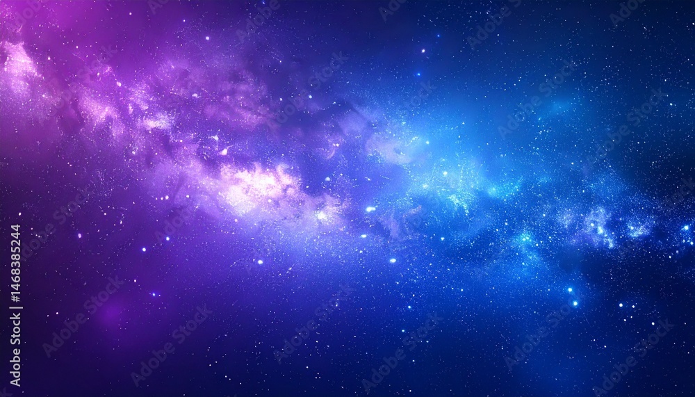 Obraz premium ギャラクシーグラデーション空間背景