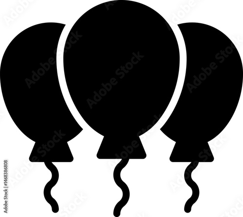 balloons illustration on a white background    