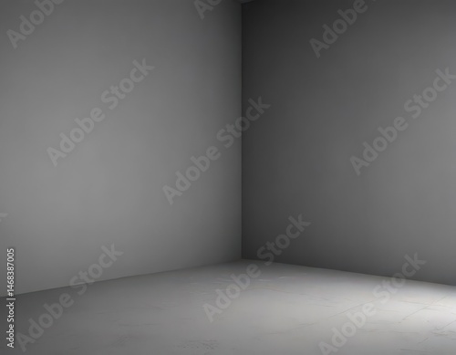 Wallpaper Mural Minimalist grey studio backdrop, seamless gradient  , background, e-commerce Torontodigital.ca