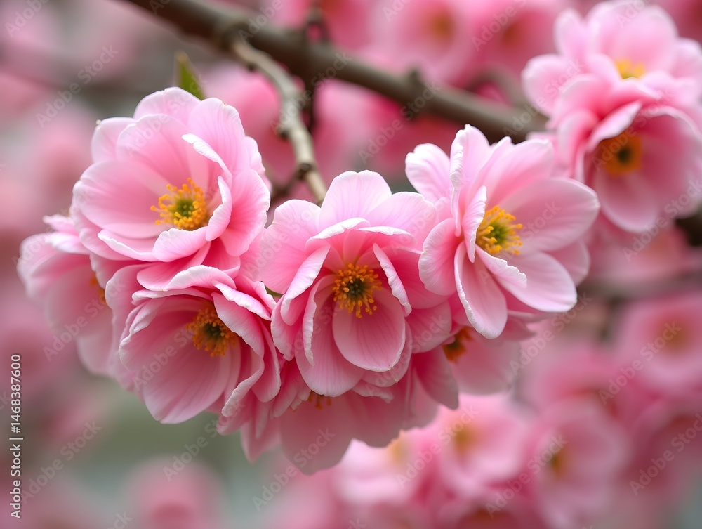A close up of a pink flowering tree A close up of a pink flowering tree