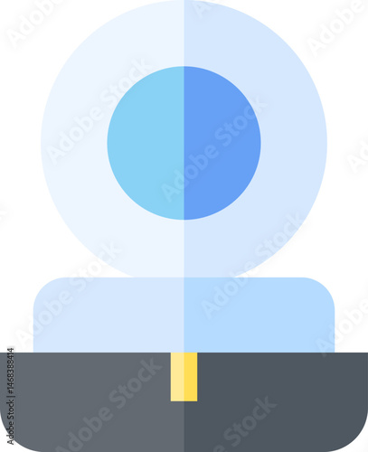 blusher illustration on a white background     