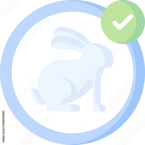 cruelty free illustration on a white background     