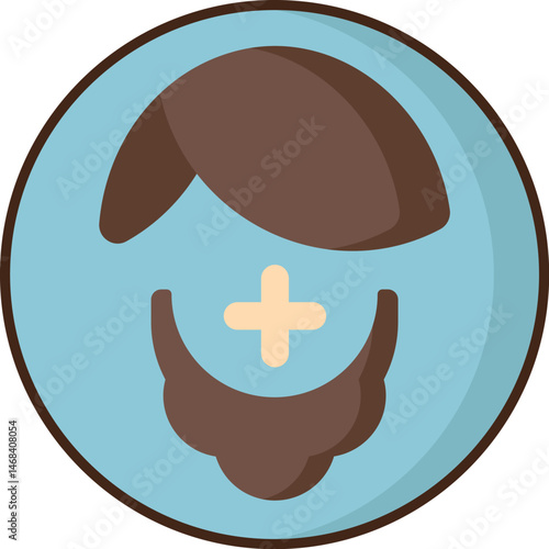 hairdressing (3) illustration on a white background     