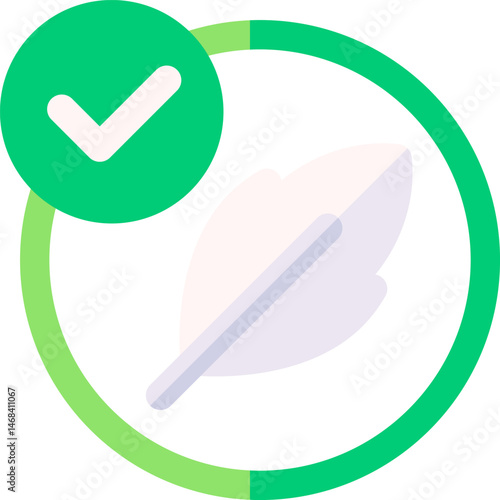 hypoallergenic illustration on a white background   