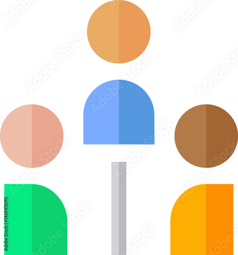 intermediary illustration on a white background     