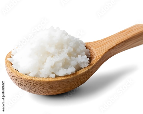 Obraz na płótnie White Food Product in Wooden Spoon w salonie