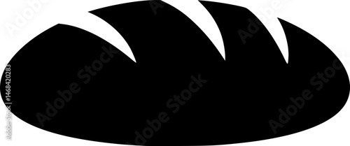 A hand drawn style icon of a fresh bread
