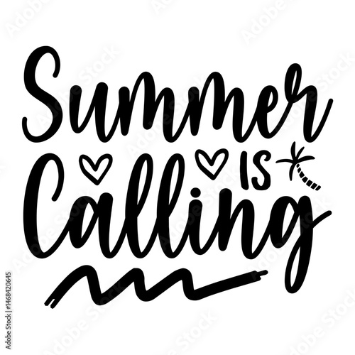 Summer Is Calling SVG