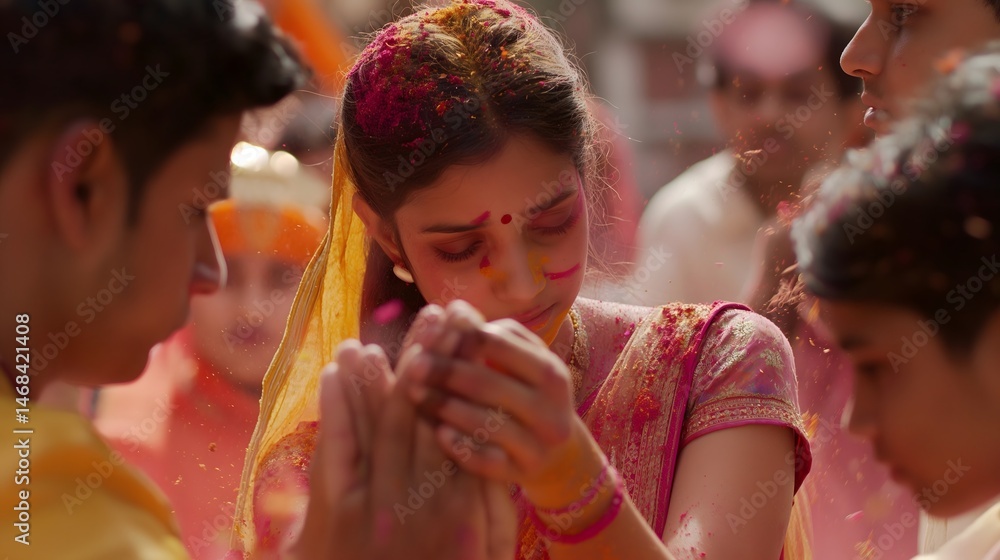 Holi Celebration - Indian Wedding Ceremony
