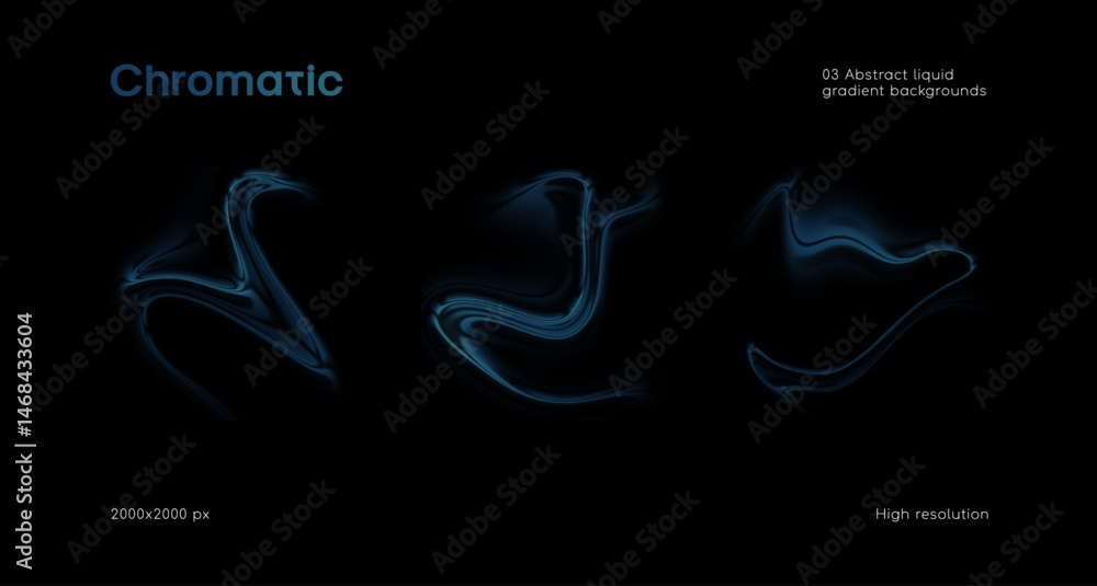 Fototapeta premium Abstract liquid element backgrounds. Abstract liquid gradient background blue for banner poster backdrop design