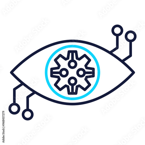 Artificial Intelligence Flat Icon