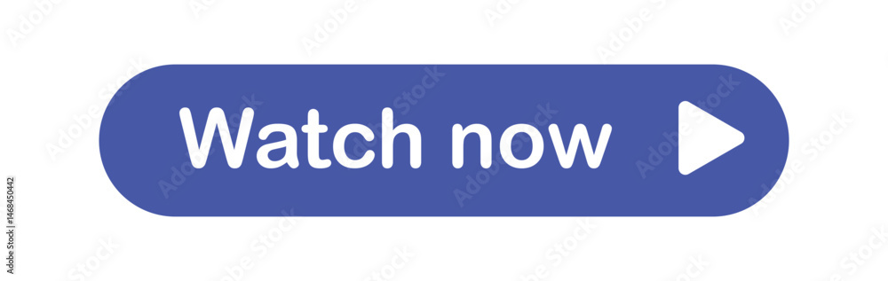 watch now video play button sign. flat style. Vector illustration watch now video play button sign. flat style. Vector illustration
