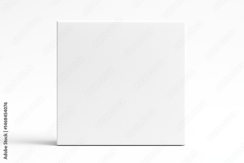 White Rectangular Gift Box in Front View with Matte Finish on Isolated White Background, Ultra High Resolution, Photorealistic Professional Studio Lighting, High Definition Detail White Rectangular Gift Box in Front View with Matte Finish on Isolated White Background, Ultra High Resolution, Photorealistic Professional Studio Lighting, High Definition Detail