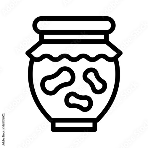jelly beans line icon