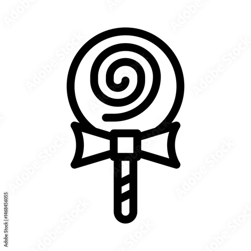 sour candy line icon