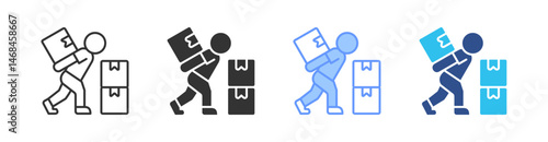 Product Multi Style Icon Set Vector 