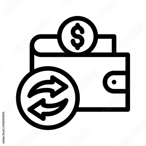 cashback line icon