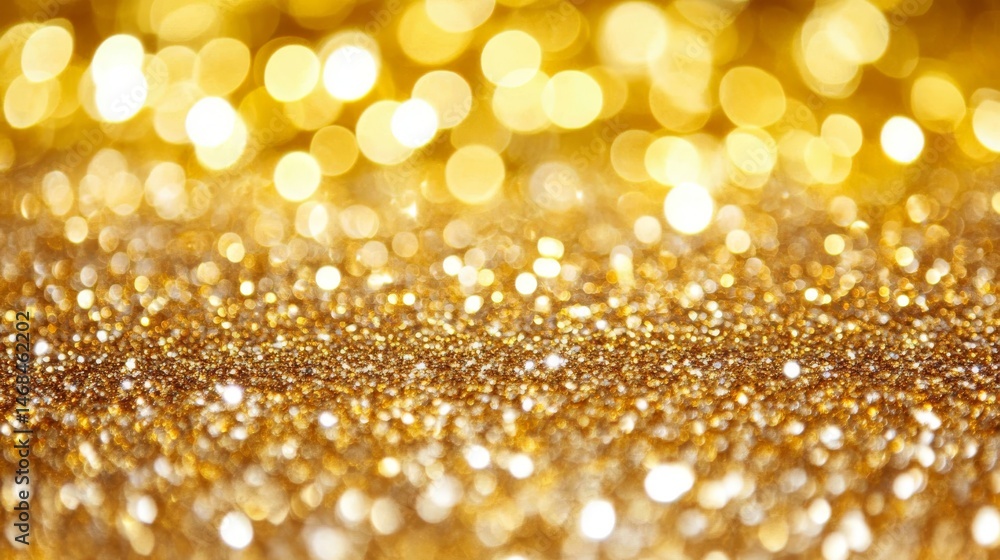 Golden Glitter Background - Sparkling Festive Bokeh Golden Glitter Background - Sparkling Festive Bokeh