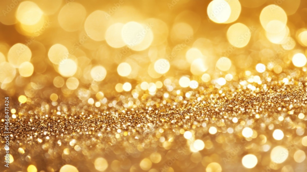 Golden Glitter Background Golden Glitter Background