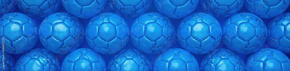 Abstract blue soccer ball pattern, seamless repeat, cool, match, stadium Abstract blue soccer ball pattern, seamless repeat, cool, match, stadium