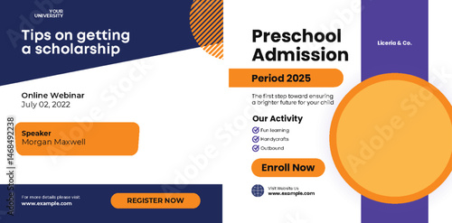Educational Webinar Promotion for Scholarships and Preschool Admissions