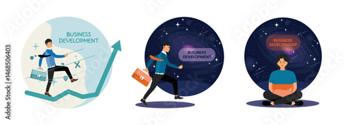 Business development. New Success Opportunities. Working on project.
