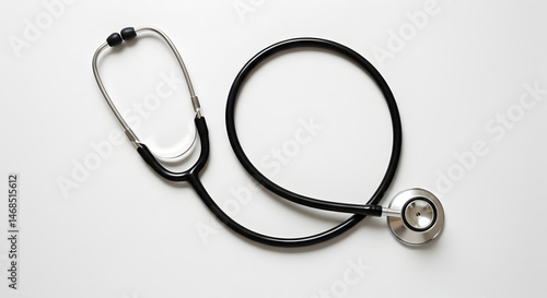 Obraz na płótnie Stethoscope isolated on white background w salonie