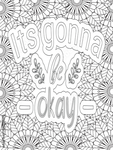 Stress Relief Coloring Pages - Adult. Motivational Swear Words Coloring Pages.
